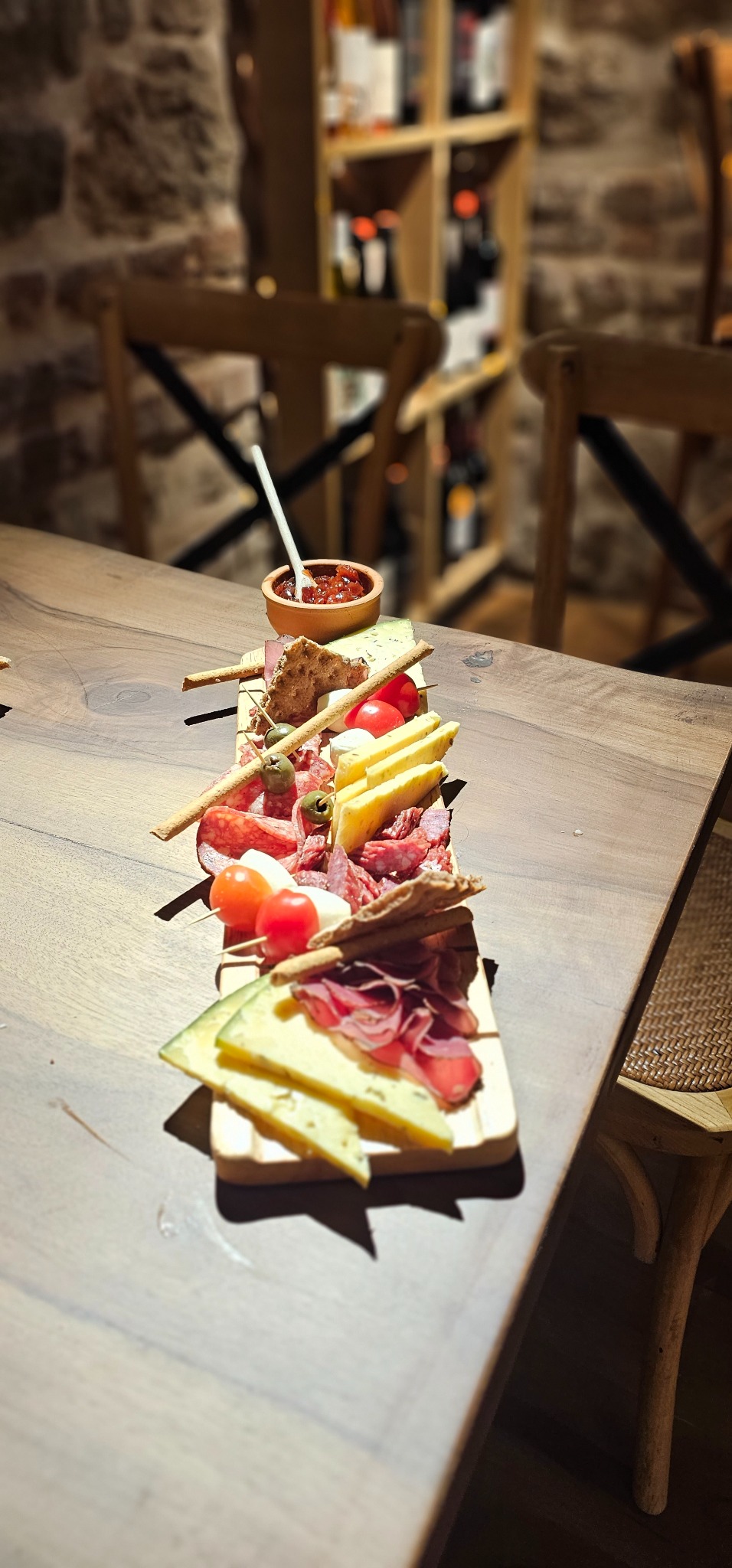 Albanian cheese and charcuterie pairing
